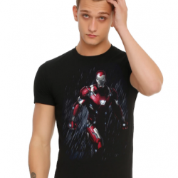 captain america iron man shirt